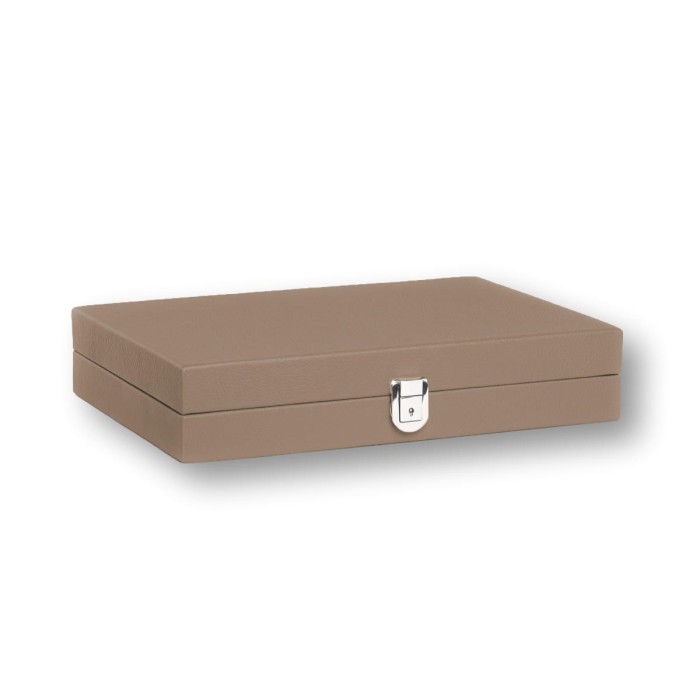 Backgammon en Cuir - Effet Buffle - Format Medium