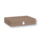 Backgammon en Cuir - Effet Buffle - Format Medium