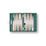 Leder-Backgammon - Büffel-Effekt - Kleine Größe