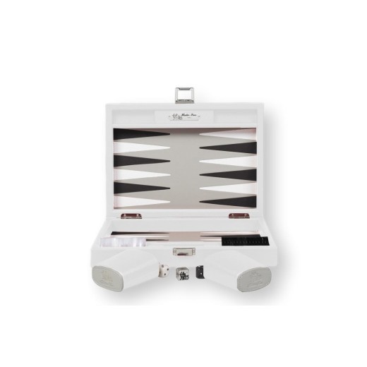 Backgammon en Cuir - Effet Buffle - Format Small