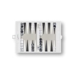 Leder-Backgammon - Büffel-Effekt - Kleine Größe