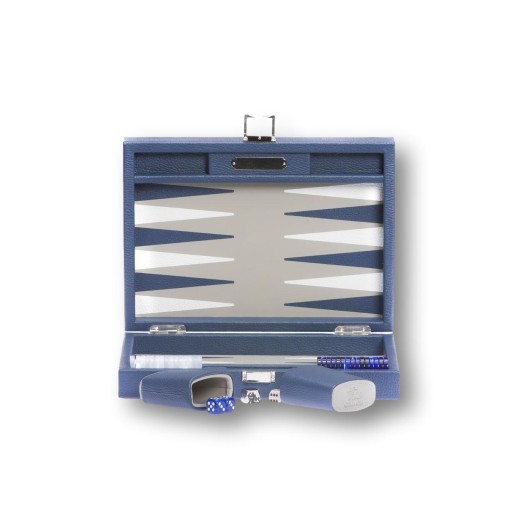 Backgammon en Cuir - Effet Buffle - Format Small