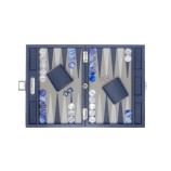 Backgammon en Cuir - Effet Buffle - Format Small