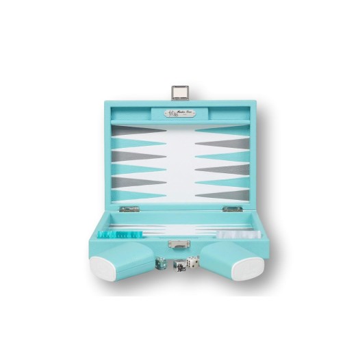 Backgammon en Cuir - Effet Buffle - Format Small