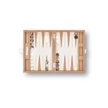 Backgammon en Cuir - Effet Buffle - Format Small