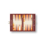 Backgammon en Cuir - Effet Buffle - Format Small
