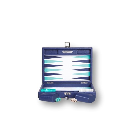Backgammon en Cuir - Effet Buffle - Format Small
