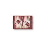 Backgammon en Cuir - Effet Buffle - Format Small