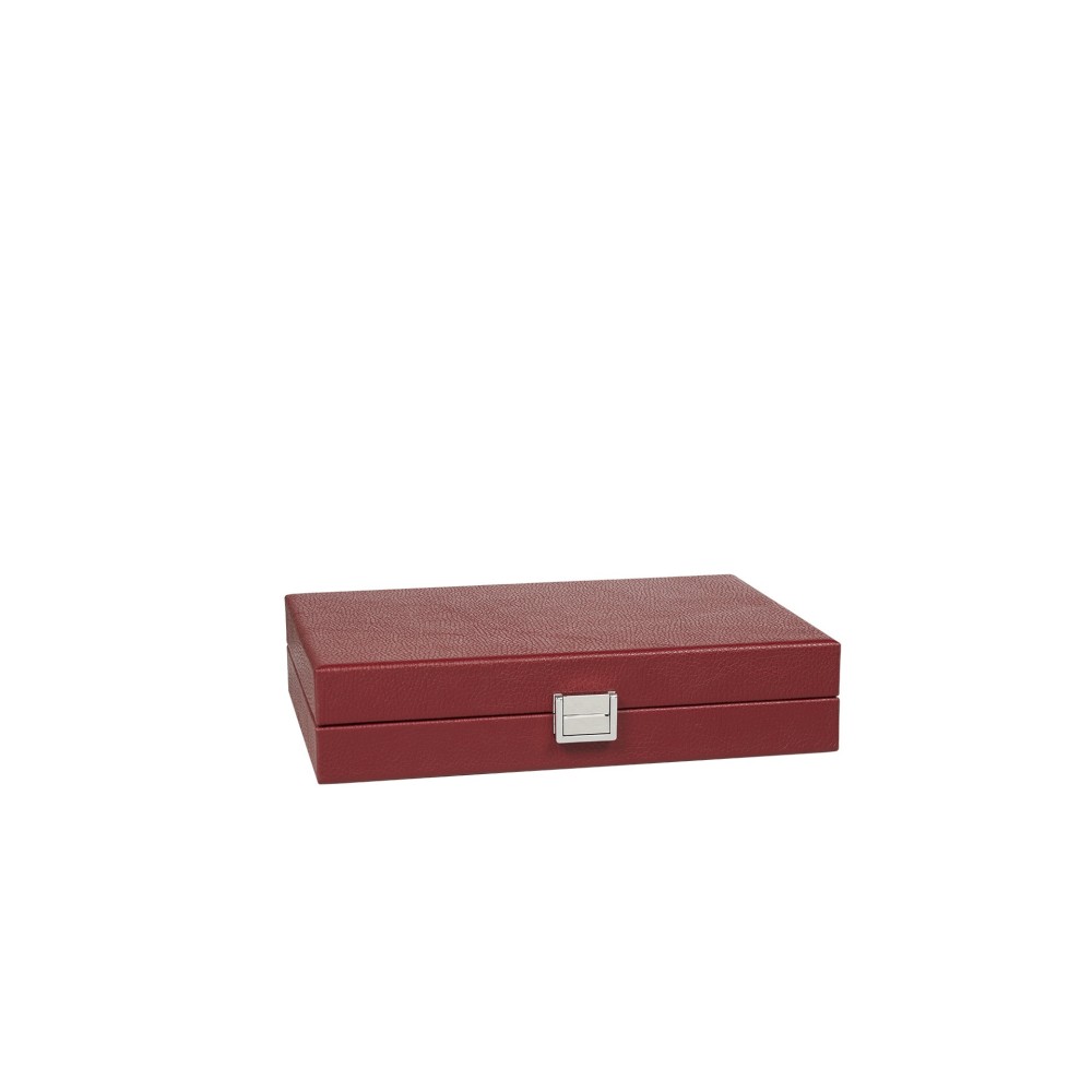 Backgammon en Cuir - Effet Buffle - Format Small