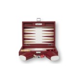 Backgammon en Cuir - Effet Buffle - Format Small