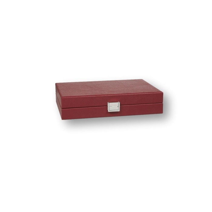 Backgammon en Cuir - Effet Buffle - Format Small