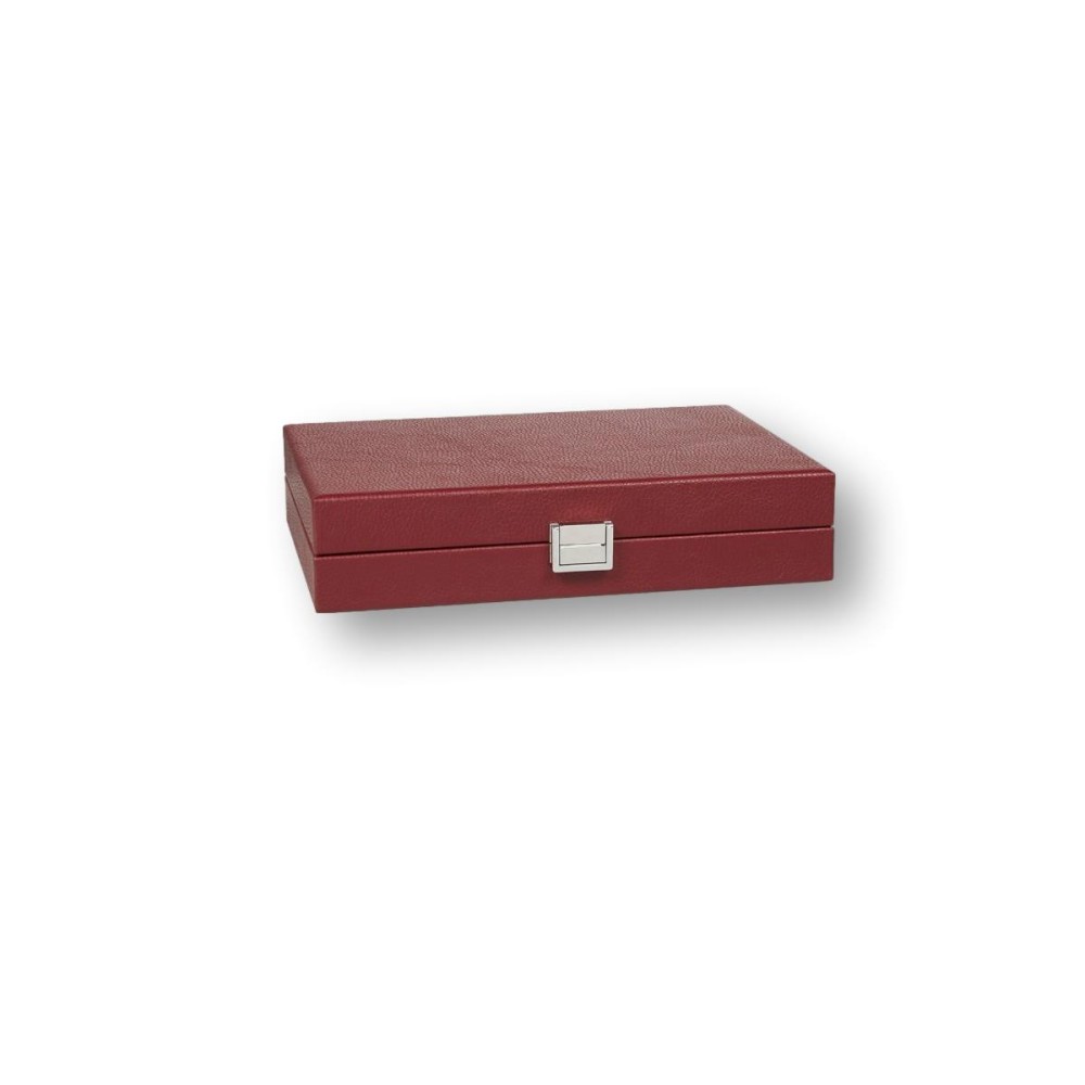 Backgammon en Cuir - Effet Buffle - Format Small