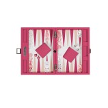 Backgammon en Cuir - Effet Buffle - Format Small