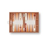 Backgammon en Cuir - Effet Buffle - Format Small