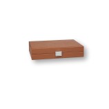 Backgammon en Cuir - Effet Buffle - Format Small