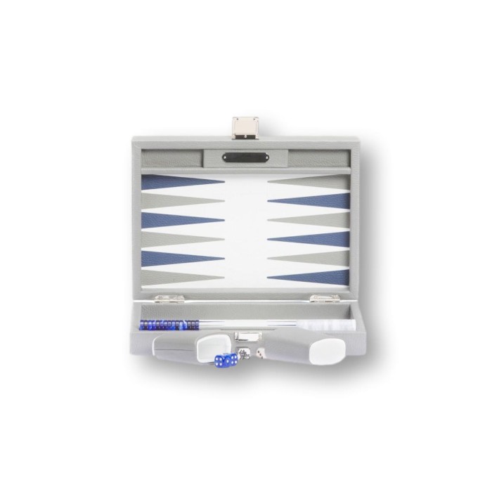 Backgammon en Cuir - Effet Buffle - Format Small