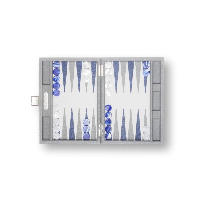 Leder-Backgammon - Büffel-Effekt - Kleine Größe