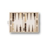 Backgammon en Cuir - Effet Buffle - Format Small