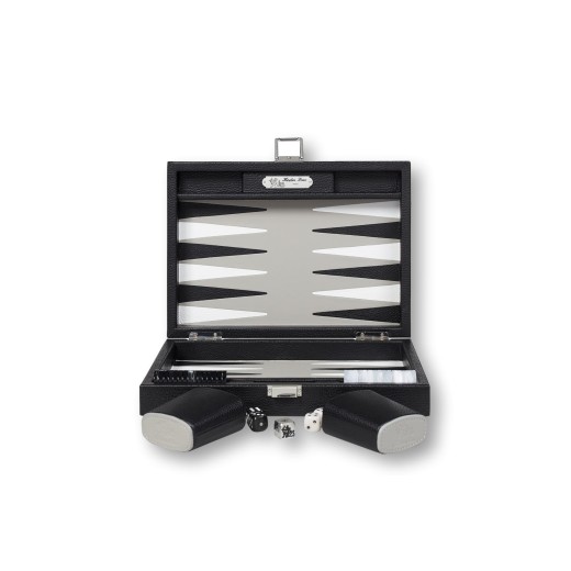 Backgammon en Cuir - Effet Buffle - Format Small