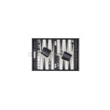 Backgammon en Cuir - Effet Buffle - Format Small
