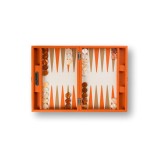 Backgammon en Cuir - Effet Buffle - Format Small