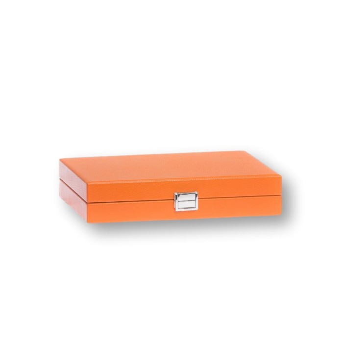 Backgammon en Cuir - Effet Buffle - Format Small