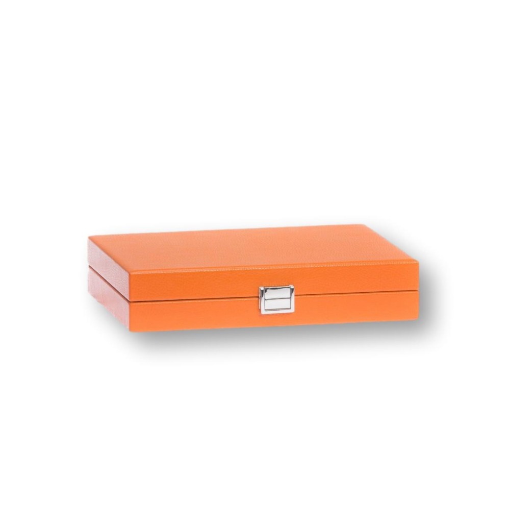 Backgammon en Cuir - Effet Buffle - Format Small