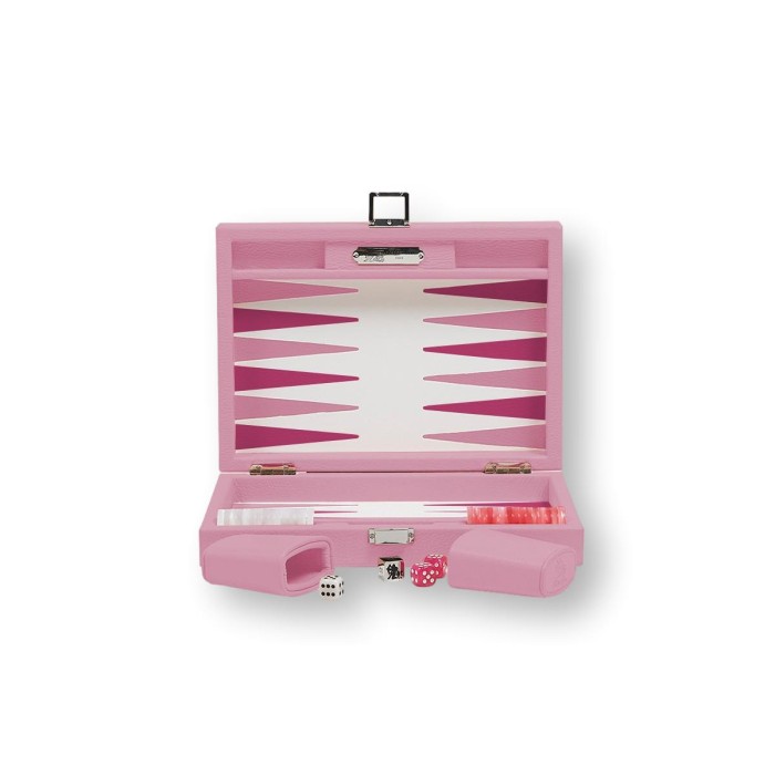 Backgammon en Cuir - Effet Buffle - Format Small