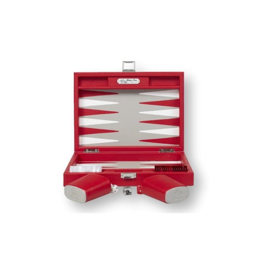 Backgammon en Cuir - Effet Buffle - Format Small