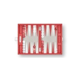 Leder-Backgammon - Büffel-Effekt - Kleine Größe