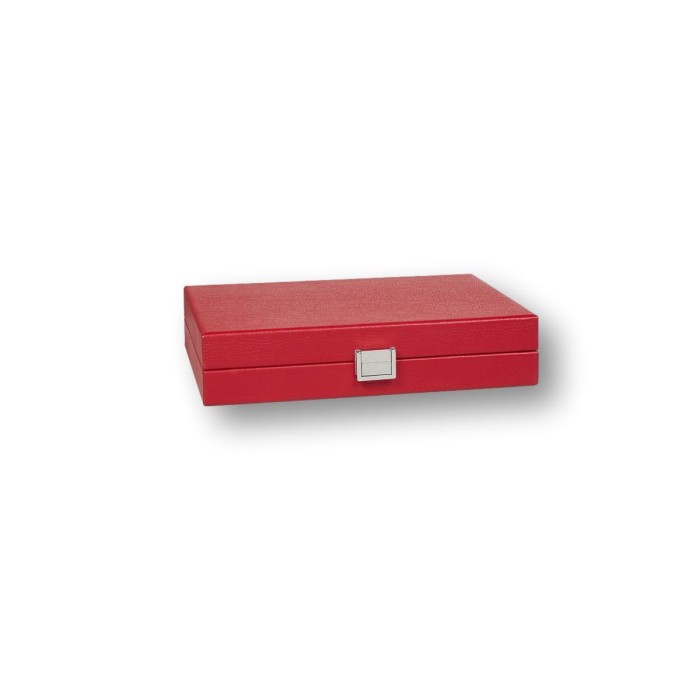 Backgammon en Cuir - Effet Buffle - Format Small