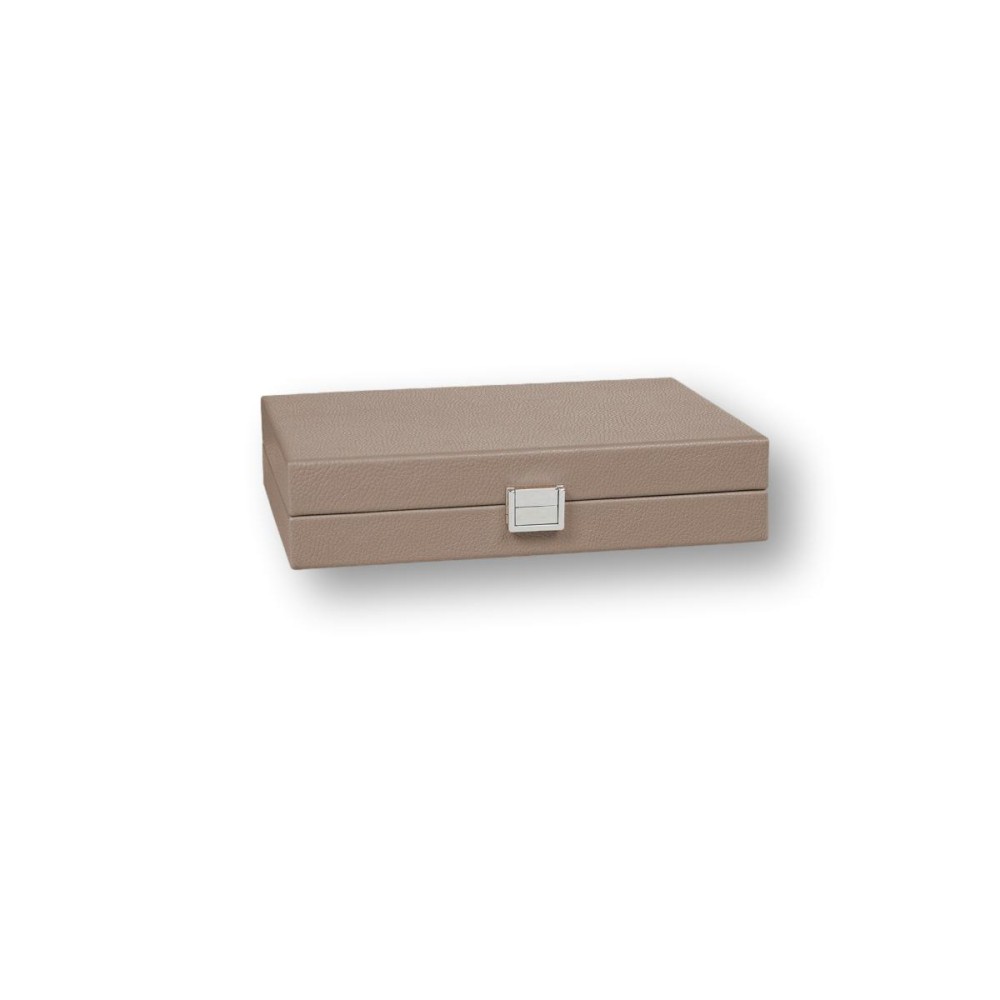 Backgammon en Cuir - Effet Buffle - Format Small