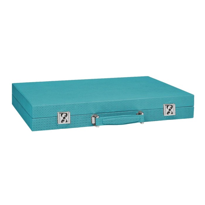 Backgammon en Cuir - Effet Chaîne - Format Compétition