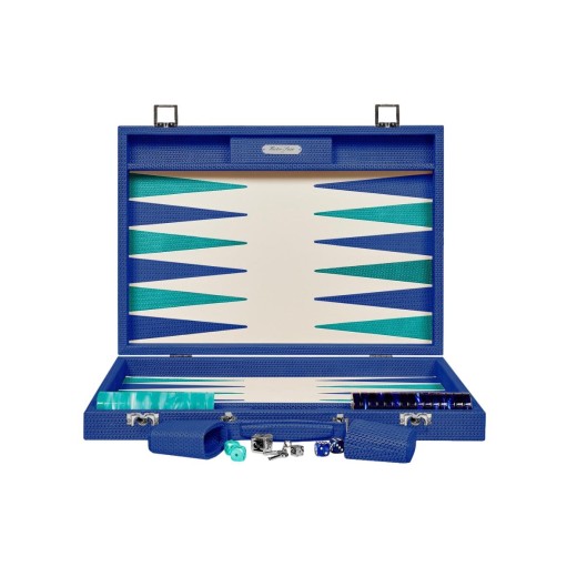 Backgammon en Cuir - Effet Chaîne - Format Compétition