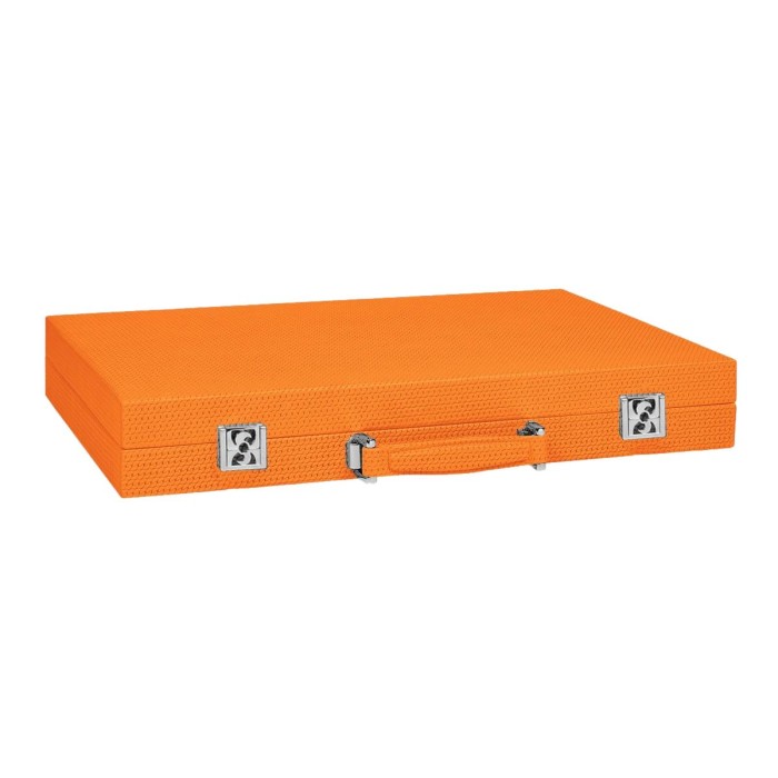 Backgammon en Cuir - Effet Chaîne - Format Compétition