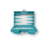 Backgammon en Cuir - Effet Chaîne - Format Medium