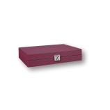 Backgammon en Cuir - Effet Chaîne - Format Medium