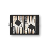 Backgammon en Cuir - Effet Chaîne - Format Small