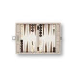 Backgammon en Cuir - Effet Chaîne - Format Small