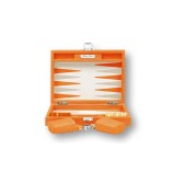 Backgammon en Cuir - Effet Chaîne - Format Small