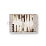Backgammon en Cuir - Effet Chaîne - Format Small