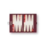 Backgammon en Cuir - Effet Chaîne - Format Small