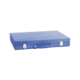 Backgammon en Cuir - Effet Galuchat - Format Compétition