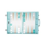 Backgammon en Cuir - Effet Galuchat - Format Compétition