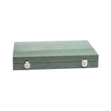 Backgammon en Cuir - Effet Galuchat - Format Large
