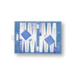 Backgammon en Cuir - Effet Galuchat - Format Small