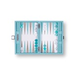 Backgammon en Cuir - Effet Galuchat - Format Small