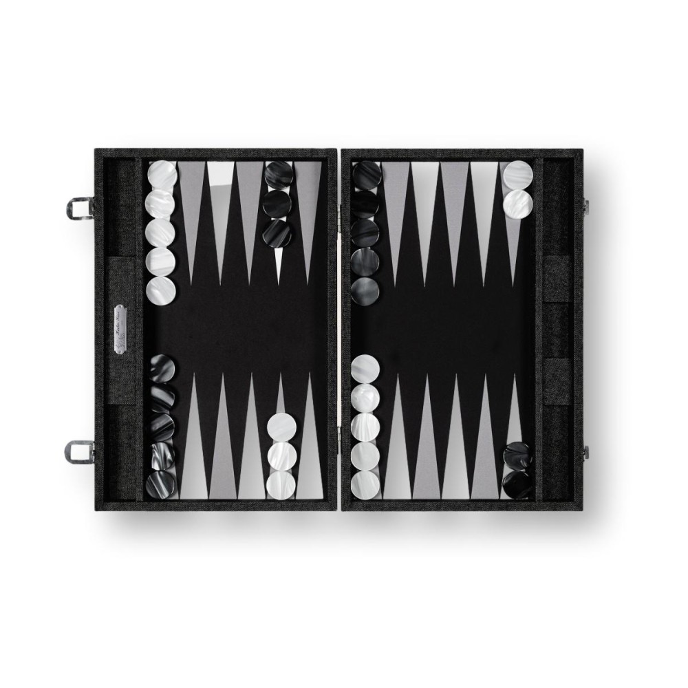 Backgammon en Toile - Façon Jeans - Format Large
