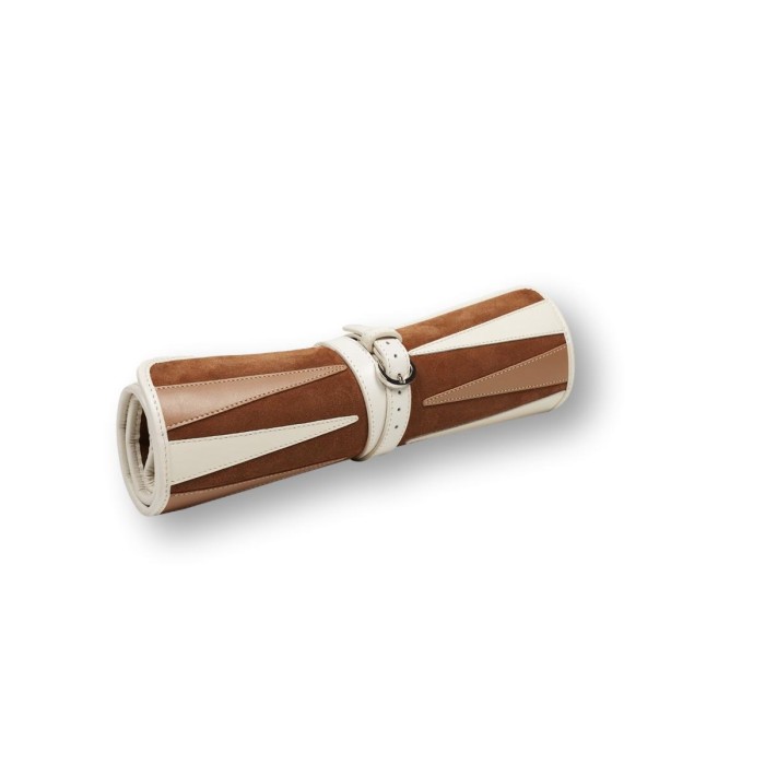 Backgammon de Voyage en Cuir de Velours Backgammon de Voyage en Cuir de Velours