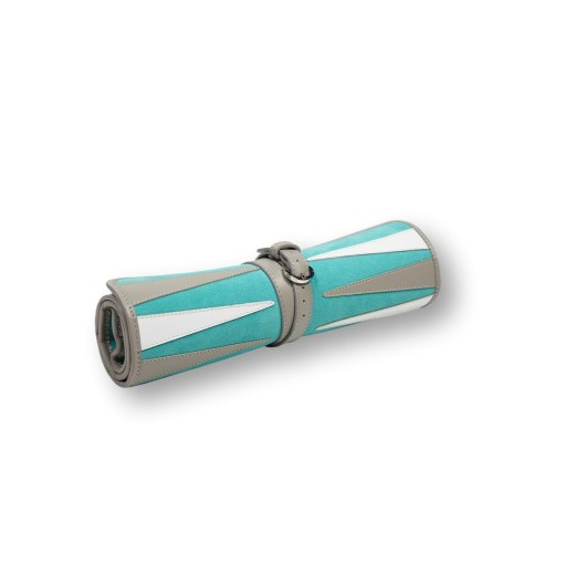 Backgammon de Voyage en Cuir de Velours